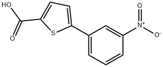 5-(3-NITROPHENYL)-2-THIOPHENECARBOXYLIC ACID Struktur