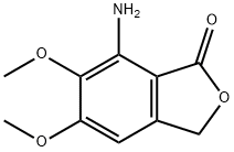 7-AMINO-5,6-DIMETHOXY-3 H-ISOBENZOFURAN-1-ONE Struktur