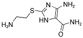 4-AMINO-2-[(2-AMINOETHYL)THIO]-1H-IMIDAZOLE-5-CARBOXAMIDE Struktur