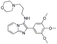 N-(3-MORPHOLINOPROPYL)-2-(3,4,5-TRIMETHOXYPHENYL)IMIDAZO[1,2-A]PYRIDIN-3-AMINE Struktur