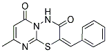 (2E)-2-BENZYLIDENE-8-METHYL-2H,6H-PYRIMIDO[2,1-B][1,3,4]THIADIAZINE-3,6(4H)-DIONE Struktur