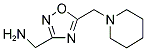 ([5-(PIPERIDIN-1-YLMETHYL)-1,2,4-OXADIAZOL-3-YL]METHYL)AMINE Struktur