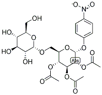 4-NITROPHENYL 2,3,4-TRI-O-ACETYL-6-O-ALPHA-D-GLUCOPYRANOSYL-ALPHA-D-GLUCOPYRANOSIDE Struktur