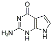 2-AMINO-4,7-DIHYDRO-4-OXO-1H-PYRROLO[2,3-D]PYRIMIDINE Struktur