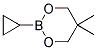 2-CYCLOPROPYL-5,5-DIMETHYL-1,3,2-DIOXABORINANE Struktur