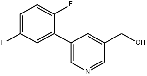 [5-(2,5-DIFLUOROPHENYL)PYRIDIN-3-YL]METHANOL Struktur