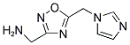 ([5-(1H-IMIDAZOL-1-YLMETHYL)-1,2,4-OXADIAZOL-3-YL]METHYL)AMINE Struktur