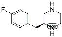 (S)-2-(4-FLUORO-BENZYL)-PIPERAZINE Struktur