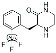 (S)-3-(2-TRIFLUOROMETHYL-BENZYL)-PIPERAZIN-2-ONE Struktur