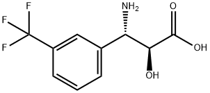 (2S,3S)-3-AMINO-2-HYDROXY-3-(3-TRIFLUOROMETHYL-PHENYL)-PROPIONIC ACID Struktur