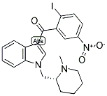 (R)-3-(2-IODO-5-NITROBENZOYL)-1-(1-METHYL-2-PIPERIDINYLMETHYL)-1H-INDOLE Struktur