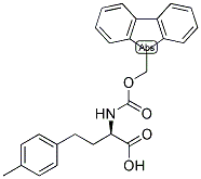 (R)-2-(9H-FLUOREN-9-YLMETHOXYCARBONYLAMINO)-4-P-TOLYL-BUTYRIC ACID Struktur