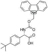 (S)-(4-TERT-BUTYL-PHENYL)-[(9H-FLUOREN-9-YLMETHOXYCARBONYLAMINO)]-ACETIC ACID Struktur