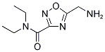 5-(AMINOMETHYL)-N,N-DIETHYL-1,2,4-OXADIAZOLE-3-CARBOXAMIDE Struktur