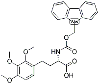 (S)-2-(9H-FLUOREN-9-YLMETHOXYCARBONYLAMINO)-4-(2,3,4-TRIMETHOXY-PHENYL)-BUTYRIC ACID Struktur