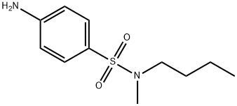 4-AMINO-N-BUTYL-N-METHYLBENZENESULFONAMIDE Struktur