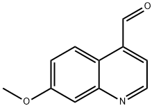 4-FORMYL-7-METHOXYQUINOLINE Struktur