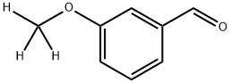 3-METHOXY-D3-BENZALDEHYDE Struktur