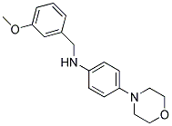 N-(3-METHOXYBENZYL)-4-MORPHOLIN-4-YLANILINE Struktur