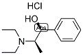 (+)-N,N-DIETHYLNOREPHEDRINE HYDROCHLORIDE Struktur