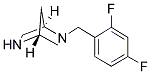 2-(2,4-DIFLUOROBENZYL)-2,5-DIAZA-BICYCLO[2.2.1]HEPTANE Struktur