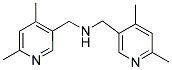 BIS-(4,6-DIMETHYL-PYRIDIN-3-YLMETHYL)-AMINE Struktur