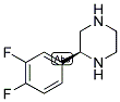 (S)-2-(3,4-DIFLUORO-PHENYL)-PIPERAZINE Struktur