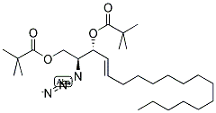 2-AZIDO-1,3-DI-O-PIVALOYL-D-ERYTHRO-SPHINGOSINE Struktur