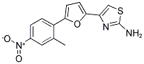 4-[5-(2-METHYL-4-NITRO-PHENYL)-FURAN-2-YL]-THIAZOL-2-YLAMINE Struktur