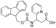 3-(9 H-FLUOREN-9-YLMETHOXYCARBONYLAMINO)-3-PYRIDIN-2-YL-PROPIONIC ACID Struktur