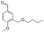 3-(BUTOXYMETHYL)-4-METHOXYBENZALDEHYDE Struktur