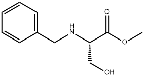 N-BENZYL-L-SERINE, METHYL ESTER Structure