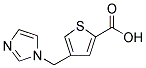 4-(1H-IMIDAZOL-1-YLMETHYL)THIOPHENE-2-CARBOXYLIC ACID Struktur