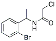 N-[1-(2-BROMOPHENYL)ETHYL]-2-CHLOROACETAMIDE Struktur