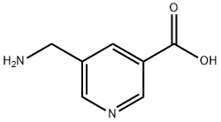 5-AMINOMETHYL-NICOTINIC ACID Struktur