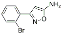 3-(2-BROMO-PHENYL)-ISOXAZOL-5-YLAMINE Struktur