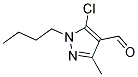 1-BUTYL-5-CHLORO-3-METHYL-1H-PYRAZOLE-4-CARBALDEHYDE Structure