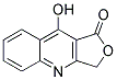 9-HYDROXY-1,3-DIHYDROFURO[3,4-B]QUINOLIN-1-ONE Struktur