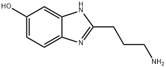 2-AMINOPROPYL-5(6)-HYDROXYL-BENZIMIDAZOLE Struktur