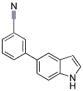 3-(1H-INDOL-5-YL)BENZONITRILE Struktur