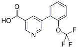 5-[2-(TRIFLUOROMETHOXY)PHENYL]NICOTINIC ACID Struktur