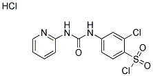 2-CHLORO-4-(3-PYRIDIN-2-YL-UREIDO)-BENZENESULFONYL CHLORIDE HYDROCHLORIDE Struktur