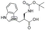 (S)-2-(TERT-BUTOXYCARBONYLAMINO-METHYL)-3-(1H-INDOL-3-YL)-PROPIONIC ACID Struktur