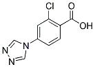 2-CHLORO-4-(4H-1,2,4-TRIAZOL-4-YL)BENZOIC ACID Struktur