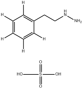 PHENELZINE-D5 SULFATE Struktur