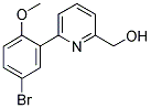 [6-(5-BROMO-2-METHOXYPHENYL)PYRIDIN-2-YL]METHANOL Struktur