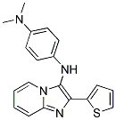 N,N-DIMETHYL-N'-(2-THIEN-2-YLIMIDAZO[1,2-A]PYRIDIN-3-YL)BENZENE-1,4-DIAMINE Struktur