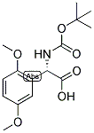 (S)-TERT-BUTOXYCARBONYLAMINO-(2,5-DIMETHOXY-PHENYL)-ACETIC ACID Struktur