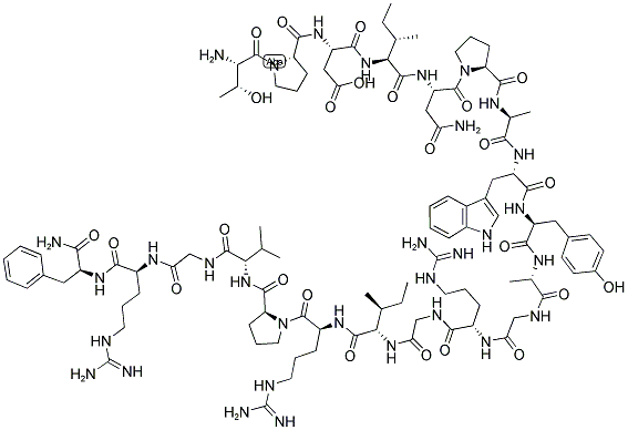 H-THR-PRO-ASP-ILE-ASN-PRO-ALA-TRP-TYR-ALA-GLY-ARG-GLY-ILE-ARG-PRO-VAL-GLY-ARG-PHE-NH2 Struktur