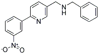 N-BENZYL-1-[6-(3-NITROPHENYL)PYRIDIN-3-YL]METHANAMINE Struktur